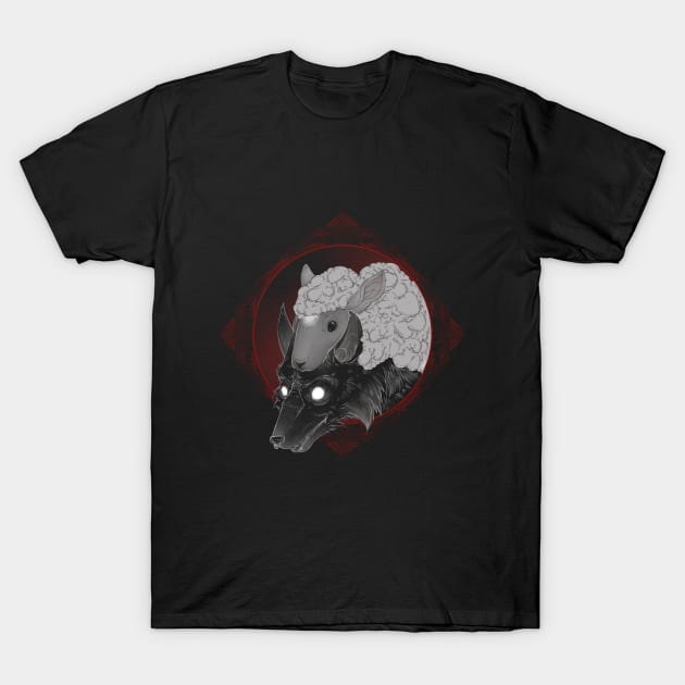 wolf in sheep clothing T-Shirt by Monstrous1